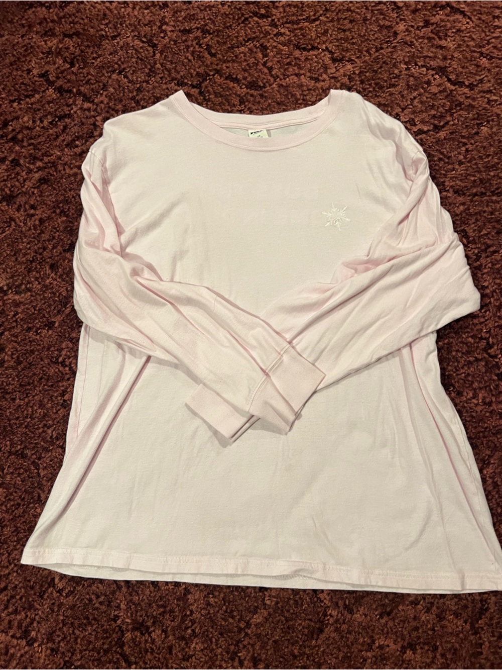 PINK Victoria's Secret Light Pink Short Sleeve Sleep Tee